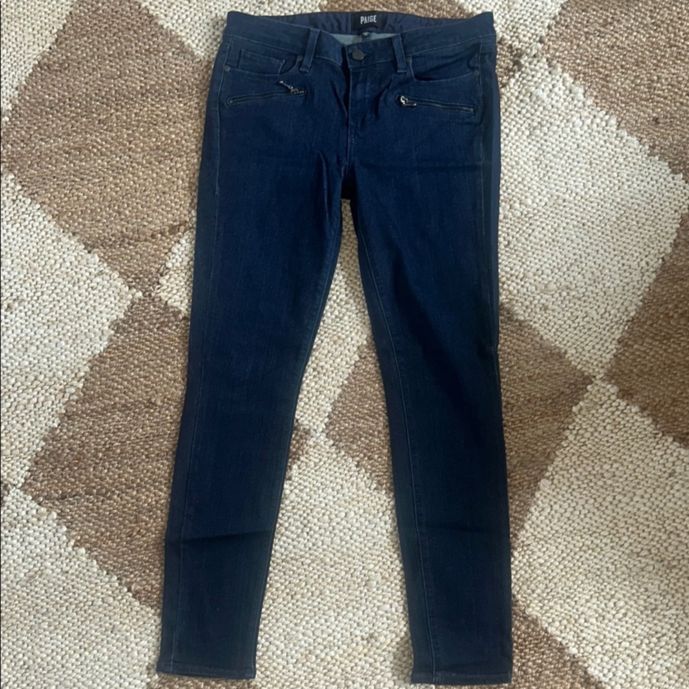 Paige Women's Dark Blue Jeans